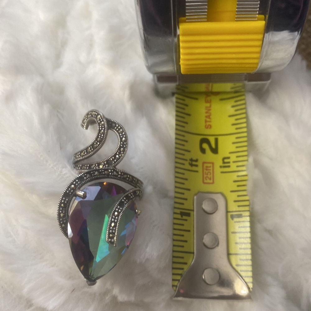 Unique 925 Silver statement ring - Picture 7 of 8